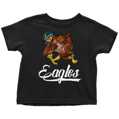 VnSupertramp Eagle Playing Football Toddler Shirt For Philadelphia Eagles Fans