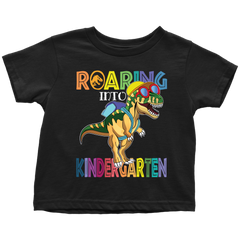 VnSupertramp Roaring Kindergarten Dinosaur T-Rex Toddler Shirt Back to School