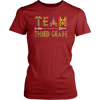 Image of Team Third Grade Teacher Women Shirt Plus Size XL-4XL Back To School Official VnSupertramp Apparel