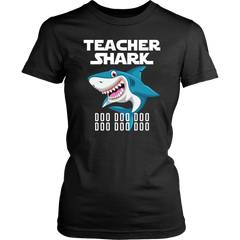 Teacher Shark District Women Shirt Doo Doo Doo Plus Size XL-4XL Official VnSupertramp Apparel