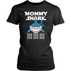 Official VnSupertramp Mommy Shark Women Shirt Doo Doo Doo 2018 Plus Size XL-4XL