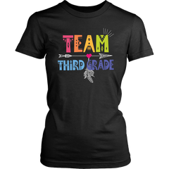 Team Third Grade Teacher Women Shirt Plus Size XL-4XL Back To School Official VnSupertramp Apparel