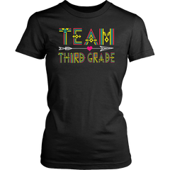 Team Third Grade Teacher Women Shirt Plus Size XL-4XL Back To School Official VnSupertramp Apparel