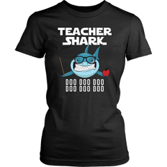 Teacher Shark District Women Shirt Doo Doo Doo Plus Size XL-4XL Official VnSupertramp Apparel