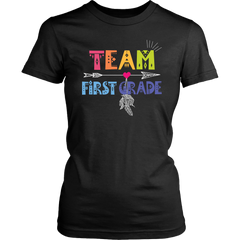 Team First Grade Women Shirt Plus Size XL-4XL Back To School Tee Official VnSupertramp Apparel