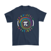 Image of VnSupertramp Pi Spiral Men T-shirt for Pi Day Math Geek Nerd Plus Size XL-5XL