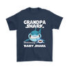 Image of VnSupertramp Grandpa Shark and Baby Shark Personalized Name Birthday Shirt - D2