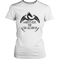 VnSupertramp Mother of Dragons Women Shirt Plus Size XL-4XL For Mother's Day Dragon Fans Lovers Mom Mommy Gift - D3