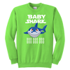 Image of Official VnSupertramp Baby Shark Youth Crewneck Sweatshirt Doo Doo Doo Apparel