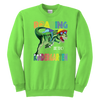 Image of VnSupertramp Roaring Kindergarten Dinosaur Youth Sweatshirt Back to School Gift