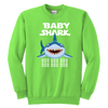 Image of Official VnSupertramp Baby Shark Youth Crewneck Sweatshirt Doo Doo Doo Apparel