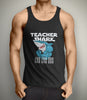 Image of Teacher Shark District Men Tank Top Shirt Doo Doo Doo Plus Size Official VnSupertramp Apparel