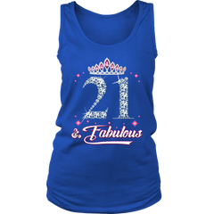 VnSupertramp Fabulous Women Tank Top Shirt Plus Size XL-4XL 21st Birthday Gift