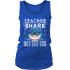 Image of Teacher Shark Women Tank Top Shirt Doo Doo Doo Plus Size XL-4XL Official VnSupertramp Apparel