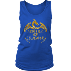 VnSupertramp Mother of Dragons Women Tank Top Shirt Plus Size XL-4XL For Mother's Day Gift Dragon Fans Mom - D2