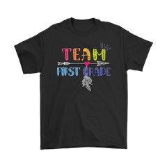 Team First Grade Men Shirt 2018 Plus Size 2XL-5XL Back To School Official VnSupertramp Apparel