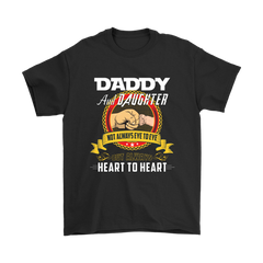 VnSupertramp Daddy And Daughter Not Always Eye To Eye But Heart To Heart Shirt Plus Size XL-5XL Father's Day Dad Gift - D2