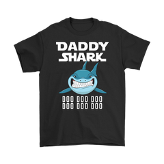 VnSupertramp Daddy Shark Men Shirt Doo Doo Doo 2019 Birthday Father's Day Gift for Husband Dad Matching Family - D1