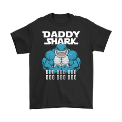 VnSupertramp Daddy Shark Men Shirt Doo Doo Doo 2019 Birthday Father's Day Gift for Husband Dad Matching Family - D4