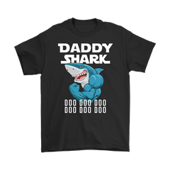 VnSupertramp Daddy Shark Men Shirt Doo Doo Doo 2019 Birthday Father's Day Gift for Husband Dad Matching Family - D3