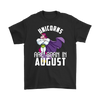 Image of Unicorns Are Born In August Men Shirt Plus Size 2XL-5XL Official VnSupertramp Apparel