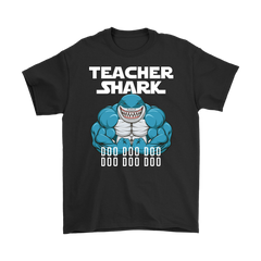 Teacher Shark Men Shirt Doo Doo Doo Plus Size 2XL-5XL Back To School Official VnSupertramp Apparel