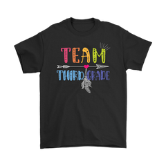 Team Third Grade Men Shirt 2018 Plus Size 2XL-5XL Back To School Official VnSupertramp Apparel