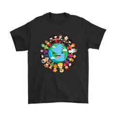 VnSupertramp Children Around The World Men T-Shirt Plus Size XL-5XL Happy Earth Day Tee April 22nd 2019