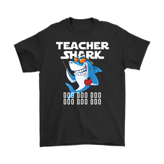 Teacher Shark Men Shirt Doo Doo Doo Plus Size 2XL-5XL Back To School Official VnSupertramp Apparel