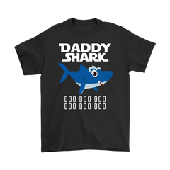 VnSupertramp Daddy Shark Men Shirt Doo Doo Doo 2019 Birthday Father's Day Gift for Husband Dad Matching Family - D5