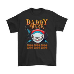 VnSupertramp Daddy Shark Men Shirt Halloween Vampire Costumes Plus Size XL-5XL