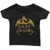 Image of VnSupertramp Baby Dragon Infant T-shirt For Boys Girls Dragon Fans Gift Family Matching Tees - D2