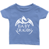Image of VnSupertramp Baby Dragon Infant T-shirt For Boys Girls Dragon Fans Gift Family Matching Tees - D1