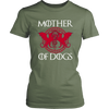 Image of VnSupertramp Mother Of Dogs Funny Women T-Shirt Plus Size XL-4XL Mother's Day Mom Gift Cool Dog Owner Lover