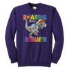 Image of VnSupertramp Roaring Kindergarten Dinosaur Youth Sweatshirt Back to School Gift