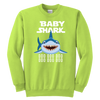 Image of Official VnSupertramp Baby Shark Youth Crewneck Sweatshirt Doo Doo Doo Apparel