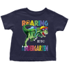 Image of VnSupertramp Roaring Kindergarten Dinosaur T-Rex Toddler Shirt Back to School