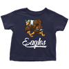 Image of VnSupertramp Eagle Playing Football Toddler Shirt For Philadelphia Eagles Fans