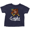 Image of VnSupertramp Eagle Playing Football Toddler Shirt For Philadelphia Eagles Fans