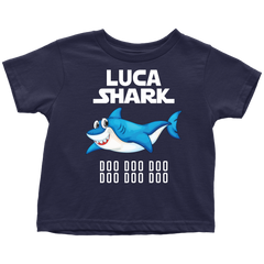 Official VnSupetramp Baby Shark Toddler T-Shirt Personalized Name Birthday Gift - LUCA |Baby Shark #8 - 69313256344690