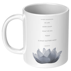 [TL] Buddha Lotus Coffee Mug, Quote -