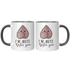 Image of [TL] I'm Nuts About You Mug, 11 Ounces, Anniversary Coffee Cup for Men, Birthday Mug for Boyfriend, Girlfriend, Wife (Black Handle)
