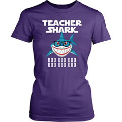 Teacher Shark District Women Shirt Doo Doo Doo Plus Size XL-4XL Official VnSupertramp Apparel