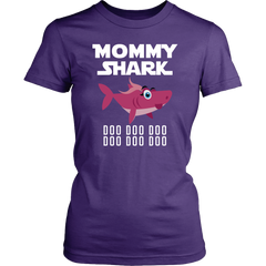 Official VnSupertramp Mommy Shark Women Shirt Doo Doo Doo 2018 Plus Size XL-4XL