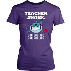 Teacher Shark District Women Shirt Doo Doo Doo Plus Size XL-4XL Official VnSupertramp Apparel