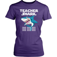 Teacher Shark District Women Shirt Doo Doo Doo Plus Size XL-4XL Official VnSupertramp Apparel