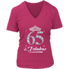 Image of VnSupertramp Fabulous Women V-Neck Shirt Plus Size XL-4XL 65th Birthday Gift