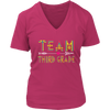 Image of Team Third Grade Women V-Neck Shirt Plus Size XL-4XL Back To School Official VnSupertramp Apparel