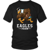 Image of VnSupertramp Personalized Eagles Mascot Team Men Women Football Shirt Plus Size XL-4XL - For Philadelphia Eagles Fans