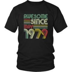 VnSupertramp Classic Vintage Unisex Shirt Men Women Plus Size XL-4XL Cheer To 40 Years -  May 1979 - 1429891840